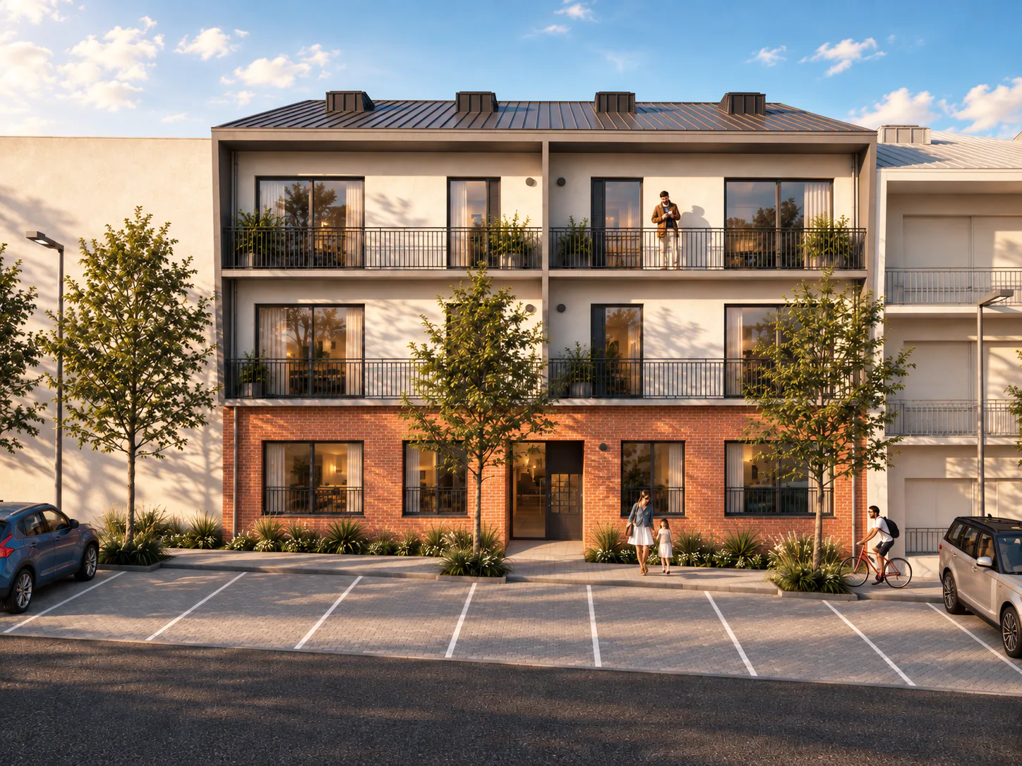 Edifício de habitação multifamiliar com nove apartamentos